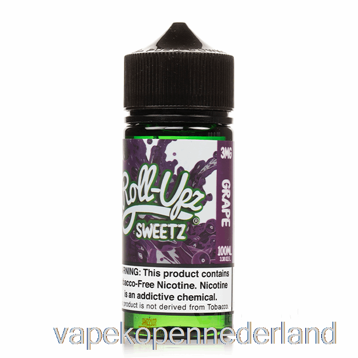 Vape Nederland Druif - Sap Roll-upz E-vloeistof - 100ml 0mg